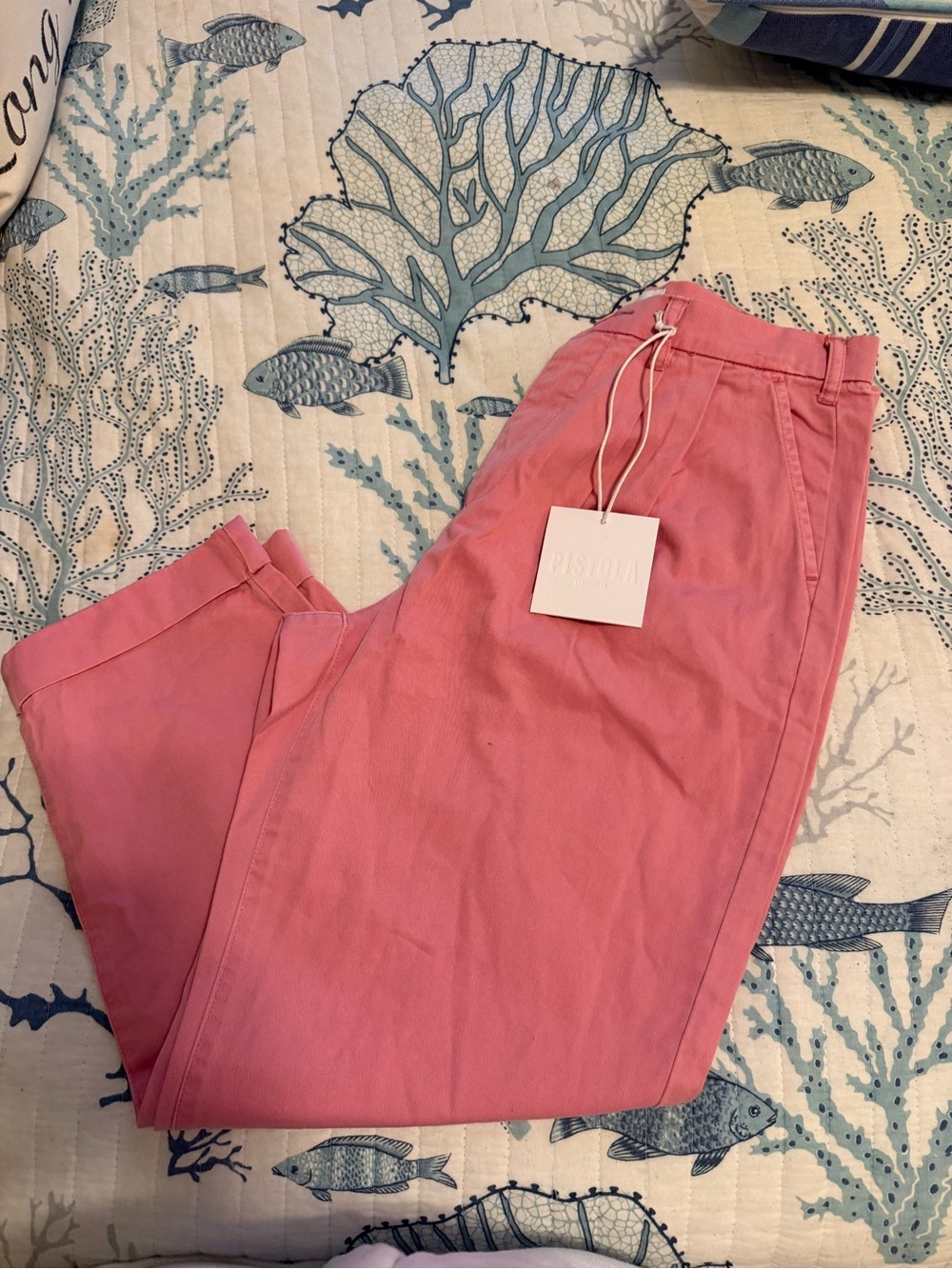 pistola rose-pink casual pants with branded tag